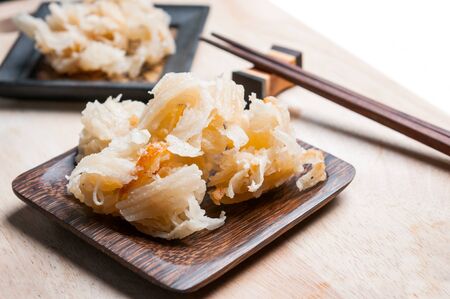 Thailand dessert of Maprow Keow made from coconut and sugarの写真素材