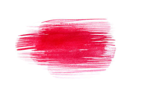 pattern of watercolor brush stroke isolated on whiteの写真素材