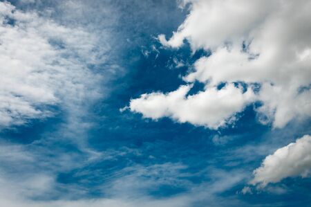 clouds and blue skyの写真素材