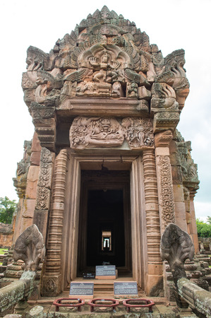 Wat Khao Phanom Rung Castle History Landmark of Buriram Province, Thailandのeditorial素材