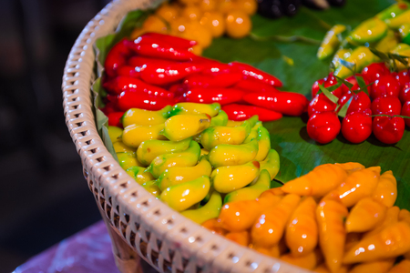 Thai dessert food stylishの写真素材