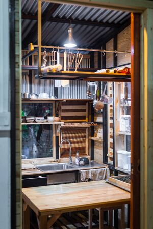 Room of kitchen loft style design