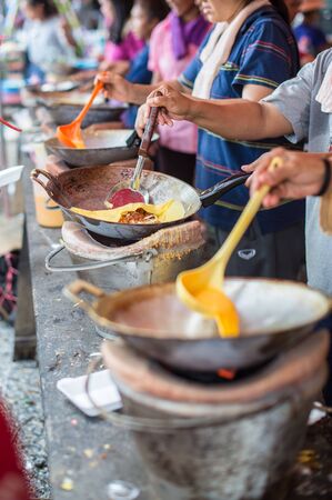 cook of food in asianの写真素材