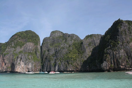 A beatiful view from Phi Phi Islandの素材