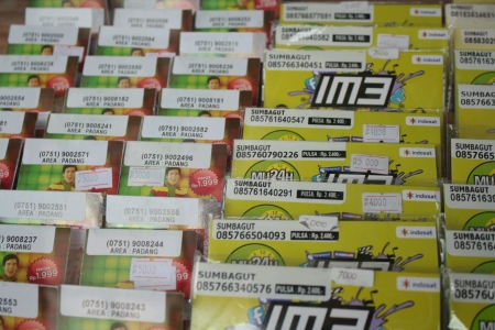 Prepaid sim card in Indonesiaの素材