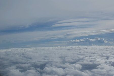 A view from airplaneの素材