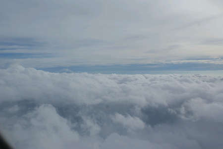 A view from airplaneの素材