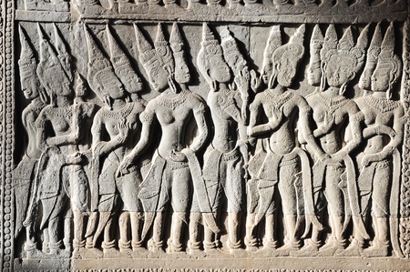 apsara in cambodiaの写真素材