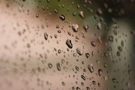 Droplet waterの写真素材