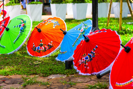 thai umbrellaの写真素材