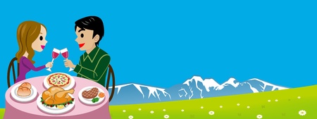 Outdoorのイラスト素材