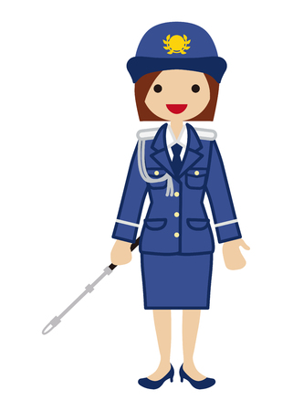 Policewomanのイラスト素材