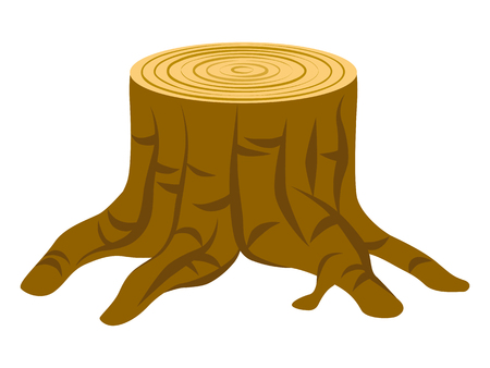 Stump clip artのイラスト素材