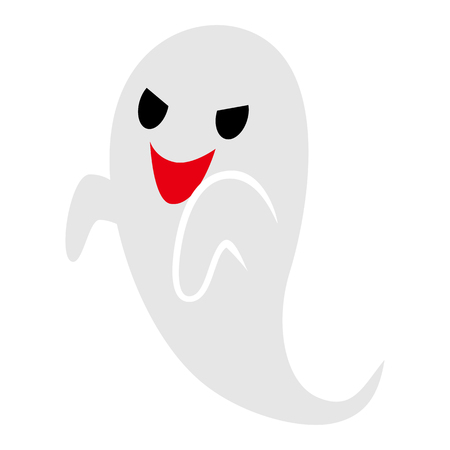 Cartoon Ghost - Halloween Design Elementのイラスト素材