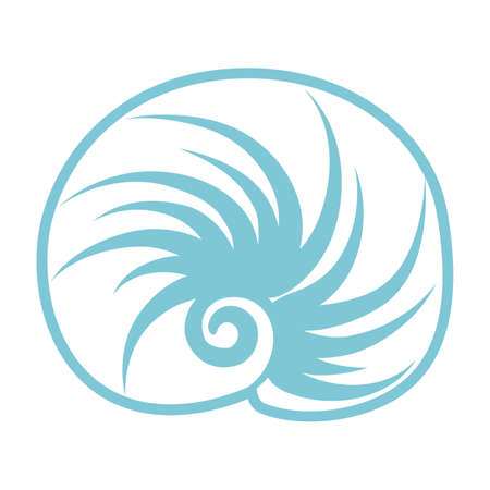 Seashell line art icon - snailのイラスト素材