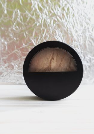 blank mockup for inscriptions, blush, makeup, closeup
の写真素材