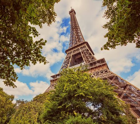 Eiffel tower in Paris, France