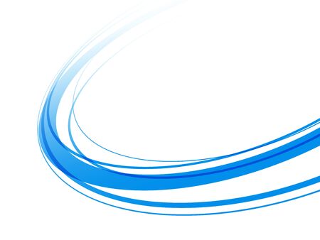 Blue curve backgroundのイラスト素材