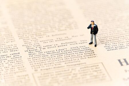 Miniature Businessmanの写真素材