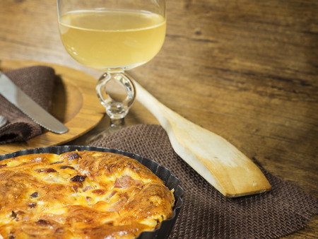 Quiche lorraineの写真素材