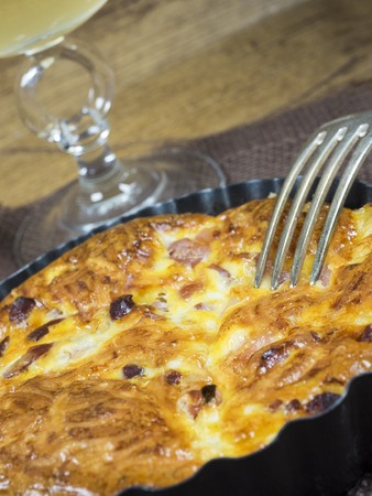 Quiche lorraineの写真素材