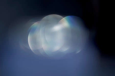 Soft colorful bokeh background. Luminous garlands of electric lights. Copy space to add text....