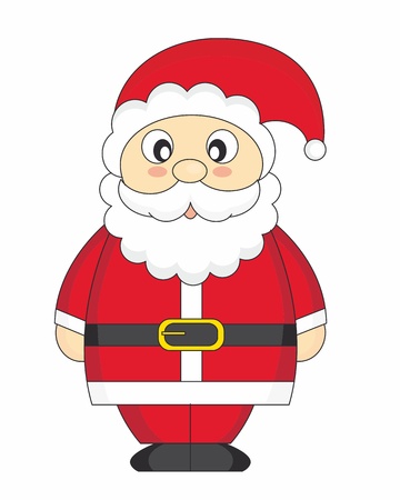Santa Claus. Cartoon isolated on white background のイラスト素材