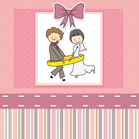 wedding invitation のイラスト素材