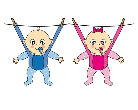 baby seats backpackのイラスト素材