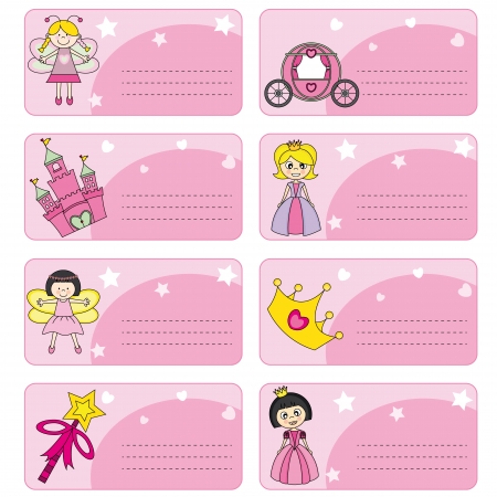 tags princesses  space for text のイラスト素材
