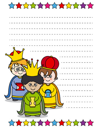 Letter to the Three Kings のイラスト素材