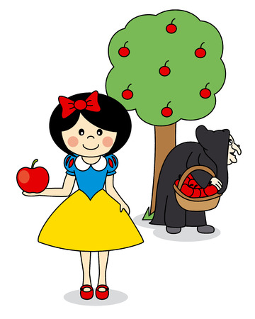 cartoon story people cardのイラスト素材