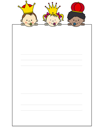 Letter to the Three Kingsのイラスト素材