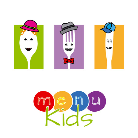 kids menuのイラスト素材