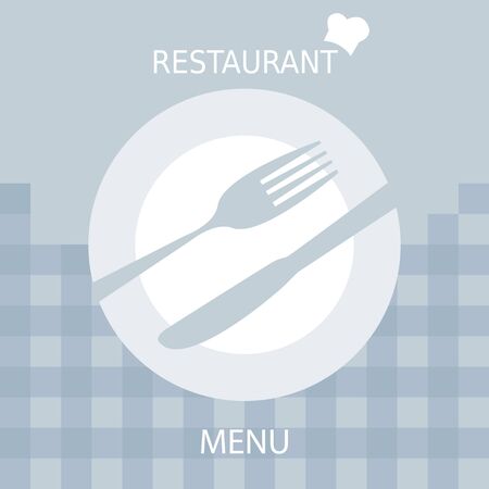 restaurant menu cardのイラスト素材