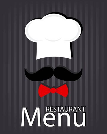 restaurant menu cardのイラスト素材