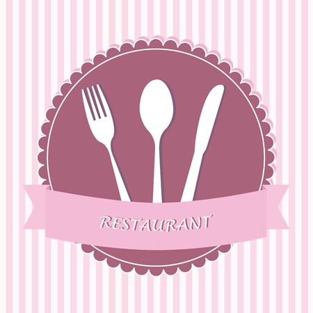 restaurant menu cardのイラスト素材