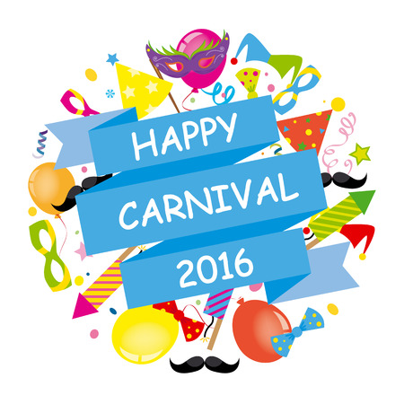 Happy Carnivalのイラスト素材