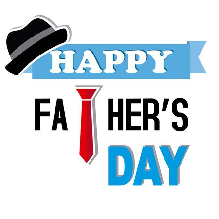 happy fathers dayのイラスト素材