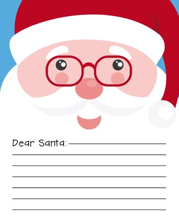 Letter to Santa Clausのイラスト素材