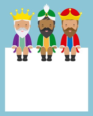 Letter to the three wise menのイラスト素材