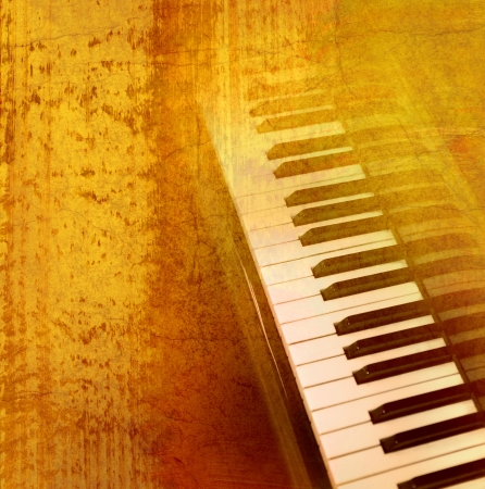 grunge musical backgroundの写真素材