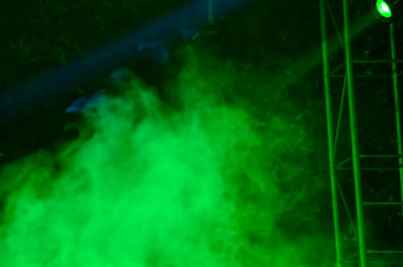 Before Christmas a nightclub is decorate for performance.の写真素材