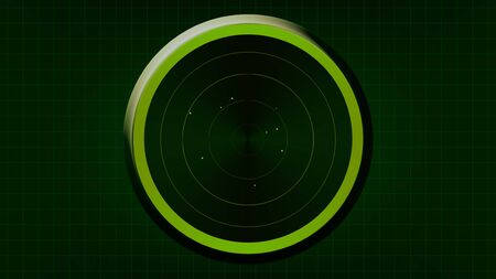 Radar.The photograph is prepared using 3D rendering and Gaussian noise distribution in image processing software.  It consists of 16 layers. No part of the photograph is copied from anywhere.の写真素材