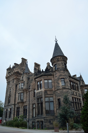 Castle in middle ages of Europe.Historical landmark Edinburgh Castle, Scotland.のeditorial素材