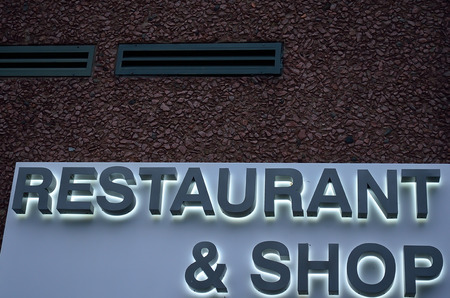 Restaurant exterior design for people.の写真素材
