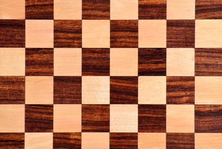 Wooden chess board.の写真素材