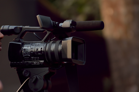 Digital movie photography camera.