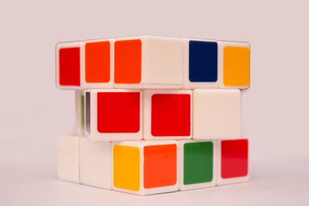 Rubik's Cube is a 3-D combination puzzle. It was invented in 1974 by Hungarian sculptor and professor Erno Rubik. It was licensed by Rubik. The cube was originally called the Magic Cube,のeditorial素材