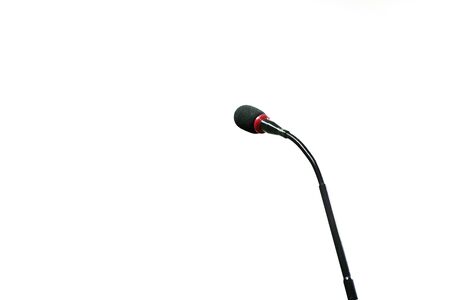 Microphone in isolated white background.の写真素材